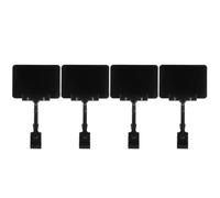 ULTECHNOVO 4 Pcs Price Tag Display Stand Label Holders Abs Material Lightweight Convenient to Use Easy to Take for Supermarket and Store