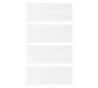 ULTECHNOVO 4 Sheets Manicure Protector Nail Stickers Double-side Glue Semicured Gel Easy Removal Self Adhesive Design at Home Use