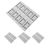 ULTECHNOVO 4 Sheets Security Alarm Warning Sign Stickers for Home Doors and Windows, Self Adhesive Pvc Decals with Visual Deterrent Feature, Low Maintenance Security Notice for DIY