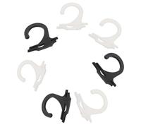 ULTECHNOVO 400pcs Plastic Sock Hangers with Black and Hooks Sock Displaying Tools for Closet Organization and Laundry Storage Sturdy Plastic Hanging Hooks for Home Use