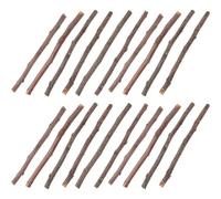 ULTECHNOVO 40Pcs Craft Wood Natural Brown Wooden Branches for Crafts Rustic Log Sticks for Making, Simple Wood Material DIY Stick Festival Decor Accessory