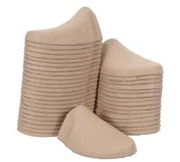 ULTECHNOVO 40pcs Paper Shoe Tree Inserts for Size 31-34 Lightweight Pulp Material with Consistent Support and Easy to Insert Design, for Footwear Display and Dry Cleaning Shop Use
