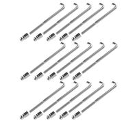 ULTECHNOVO 48pcs Banjo Hooks Accessories Tension Hooks Metal Repair Tool Kit Silver Comprehensive Repair Support for Guitar and Western Musical Instruments Enthusiasts