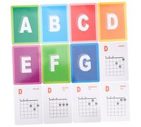 ULTECHNOVO 49pcs Guitar Chord Scale Chart for Beginners Coated Paper Electric Acoustic Guitar Learning Guide Wall Poster for Boys Practice