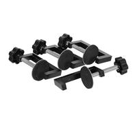 ULTECHNOVO 4pcs Adjustable Woodworker's Clamps Stable Aluminium Construction and Precise Tight Holding, Compact Desktop G-Clamps for Woodworking in Tight Spaces and Home Crafting Projects