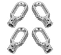 ULTECHNOVO 4Pcs Aluminum Alloy Rv Camping Awning Ring Hooks Universal Retractable Crank Replacement for Outdoor Patio Awnings Camper Accessories