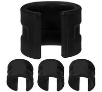 ULTECHNOVO 4pcs Bike Chainstay Protective Ring for Mountain Bikes Front Fork Chain Guard Cover Easy Install Cycling Frame Shield