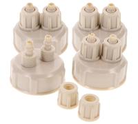 ULTECHNOVO 4Pcs DIY CO2 Bottle Cap for Aquarium Live Vegetation Carbon Dioxide Diffuser, Fast Twist Seal, Home Brewing Accessory for Aquarium Air Generator System