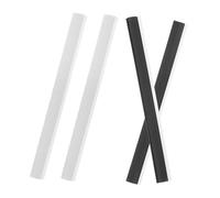 ULTECHNOVO 4pcs Dustpan Edge Replacement Strips Rubber Seal Strip for Dustpan Accessories Refill Insert for Garbage Collection
