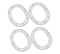 ULTECHNOVO 4pcs Easter Egg Shaped Metal Wreath Frames DIY Floral Hoop for Spring Celebrations Easy Hanging for Indoor Outdoor Decor for Easter Christmas Thanksgiving