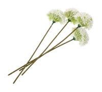 ULTECHNOVO 4pcs Fake Dandelion Flowers with Plastic Stems for Wedding Decoration, Versatile Use and Easy to Use, for Party Decorations and Table Centerpieces