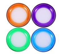 ULTECHNOVO 4pcs Financial Counting Sponge Finger Moistening Cup Wetting Tool Plastic Sponge Quick Water Soaking Ease of Cleaning for Money Handling Tasks Suitable for Accountants