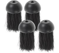ULTECHNOVO 4pcs Fireplace Brush Tool Set for Ash Removal and Dusting Handheld Wood Cleaning Brushes for Indoor Fireplace and Kitchen
