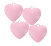 ULTECHNOVO 4pcs Heart Shaped Balloon Weights Stylish Table Centerpiece Anchors for Weddings Birthdays and Anniversaries Secure Your Helium Balloons with Elegant Heart Pendants