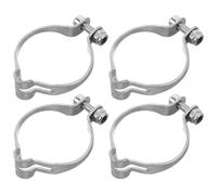 ULTECHNOVO 4pcs Metal Bike Cable Clamps with Clip on Structure Secure Grip Bicycle Brake Cable Guide Universal Compatibility and Wire Housing