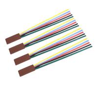 ULTECHNOVO 4Pcs Multi-Color Ribbon Bookmarks Compact Creative Book Markers for Bible Reading Made of Artificial Leather and Practical Page Markers for Books Journals and Christian Church Use