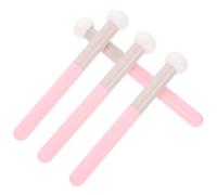 ULTECHNOVO 4pcs Mushroom Head Concealer Brush Set with Soft Sponge and Aluminium Handle for Blending Powder and Foundations, for Everyday Makeup Application