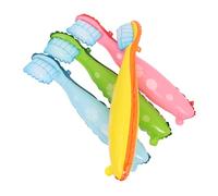 ULTECHNOVO 4pcs Oversized Giant Toothbrush Balloon Party Set Bright Decorations for Birthday School Events Fun Friendly Prop Ideas