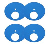ULTECHNOVO 4pcs Pet Nail Trim Sandpaper Refills with Self Adhesive Backing, Heavy Duty Blue Sandpaper Pads for Cat and Dog Claw Care, Portable Replacement Scratch Pad for Home and Travel Use