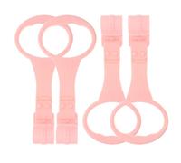 ULTECHNOVO 4pcs Portable Standing Safety Ring of Crib Pull Rings Boy Girl Hand Pull for Learning Walking Assist Tools Newborn Supplies