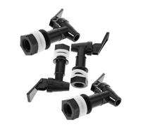 ULTECHNOVO 4pcs Reusable Beer Bucket Faucet Replacement Spigot for Glass Wine Bottle Cooler PP Silicone Material Leakproof Water Dispenser Tap for Easy Installation and Cleaning