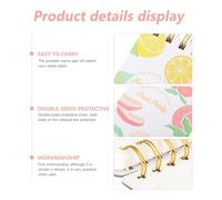 ULTECHNOVO 4pcs Small Notepads Lined with Double-sided Protective Cover, Tearable Coil Notepad for Students, Portable Paper and Metal Spiral Notebooks Suitable for Living Rooms and Hotels