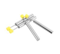 ULTECHNOVO 4pcs Stainless Steel Soft Close Damper for Trash Can Hydraulic Piston Mechanism for Quiet Closing Wastebasket Lid Replacement Shock Absorption for Kitchen Office