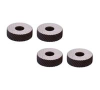 ULTECHNOVO 4pcs Steel Knurling Wheel Tool for Lathe Machine with Coarse Diagonal Pattern, Anti-Rust Steel Material, for Precision Pressure Pattern Embossing in Metalworking