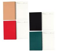 ULTECHNOVO 4Pcs Vintage Style Colored Notebooks Spiral Bound Planning Handbook with Thick Premium Paper for Students Office Writing and Daily Schedule