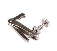 ULTECHNOVO 4pcs Violin Fine Tuners Metal String Adjusters Silver Large Smooth Precision Tuning for Stable Tone Easy Mounting and Non-slip Groove Design