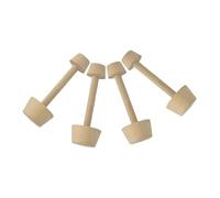 ULTECHNOVO 4pcs Wooden Tart Tamper Reusable Pastry Pusher for Mini Molds Egg Tart Dough Shaping Tool Easy to Clean Baking Accessory for DIY Pastry Creations