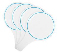 ULTECHNOVO 4Pcs Writable Judges Score Paddles Handheld Whiteboards Erasable Blank Scoreboards for Voting Auctions Sports Events Practical Accessories