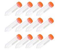 ULTECHNOVO 50 Pack 50ml Plastic Centrifuge Tubes with Screw Caps, Laboratory Test Tubes for Experiments, Plastic Vials Suitable for Plant Propagation and Sample Storage