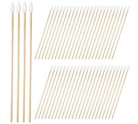 ULTECHNOVO 500pcs Long Precision Cotton Swabs with Fine Pointed Tips for Detailed Cleaning and Makeup Application Sturdy Cotton Sticks Gentle Skin and Electronics for Ear and Nail Care
