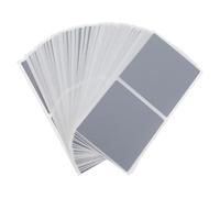 ULTECHNOVO 50pcs Silver Scratch Card Stickers with Strong Adhesive, Paper Material, Easy Peel and Excellent Coverage for Marketing and Homemade Scratch Card Games