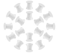 ULTECHNOVO 50pcs White Flip Top Caps for Toothpaste Tubes, Sturdy Pp Plastic Toothpaste Lids Caps, Tightly Fit Most Tubes, for Bathroom and Travel Use