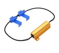 ULTECHNOVO 50w 6ω Load Resistor Golden Aluminum Shell for LED Turn Signal Error Correction Universal Car Load Equalizer to Fix LED Bulb Flash and Blink Error Code Suitable for Automotive