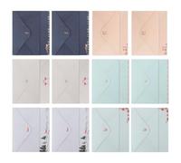 ULTECHNOVO 54pcs Letter Paper Envelope Set A5 Size Matched Envelopes Can Be Decorated Lovely Chic Elegant Stationery for Birthdays Invitations and Thank You Cards Assorted Style