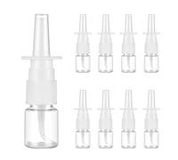ULTECHNOVO 5ml Nasal Spray Bottles, 20 PCS Leak-Proof Fine Mist Refillable Empty Plastic Containers for Saline Rinse, Travel & Nose Cleaning - Durable & Portable