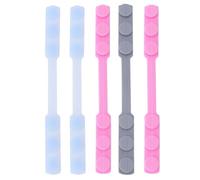 ULTECHNOVO 5pcs Adjustable Silicone Earband Extenders for Mask Comfort Relief Reusable Ear Protectors to Reduce Pressure and Ear Fatigue Suitable for Small and Faces Multi-Color Random Color