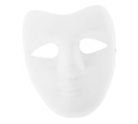 ULTECHNOVO 5Pcs DIY Paper Masks for Halloween Blank Masquerade Masks for Crafting Painting and Decorating Lightweight for Comfortable Wear at Parties and Events