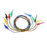 ULTECHNOVO 5pcs Electrical Test Lead Set Stackable Banana Plug to Test Hook Clip Wire Cable for Multimeter Automotive Repair and Diagnostic Testing Tools
