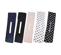 ULTECHNOVO 5pcs Hair Bun Makers for Women Elastic Bands Twisted Lazy Curler for Thin and Thick Hair Comfortable for Yoga Party Prom