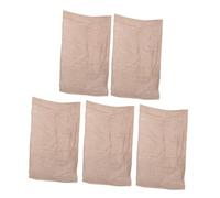 ULTECHNOVO 5pcs Jute Vegetable Storage Bags Multi-Functional Large Capacity Beige Storage Pouch Lightweight Allows Vegetables to Breathe Daily Life Use