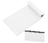 ULTECHNOVO 5pcs Mini Legal Pads White Paper Notebooks with Sturdy Backing and Tear off Sheets, Lined Note Paper for Jotting down Ideas and Organising Work Schedule, Portable for Travel Or