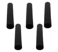 ULTECHNOVO 5pcs Pet Leash Handle Wrap Black Nbr Foam Sponge Wrap for Dog Leash Grip Sleeves Pet Accessories Dog Camping