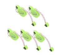 ULTECHNOVO 5pcs Retractable Cartoon Animal Tape Measure with Dual-sided Precise Markings Portable Keychain Tailor Measuring Tape Soft Flexible Ruler for Sewing Craft Body Measurement