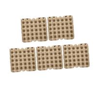 ULTECHNOVO 5pcs Reusable Egg Cartons Cardboard Paper Pulp Egg Trays Chicken Holder 30-count Paper Boxes with Sturdy Not Easy to Deform Design for Home and Farm Use