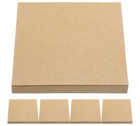 ULTECHNOVO 5pcs To-do List Memo Pads Self-adhesive Tear off Notepad Paper with Strong Adhesive Not Easy to Fall off Stylish Brown Decorative Design for Diary and To-do Lists