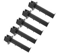 ULTECHNOVO 5pcs Toilet Chair Tissue Holders Plastic Clip on Paper Roll Stands for Commode Chair and Wheelchair with Easy Operation and Space-Saving Structure for Bathroom Use
